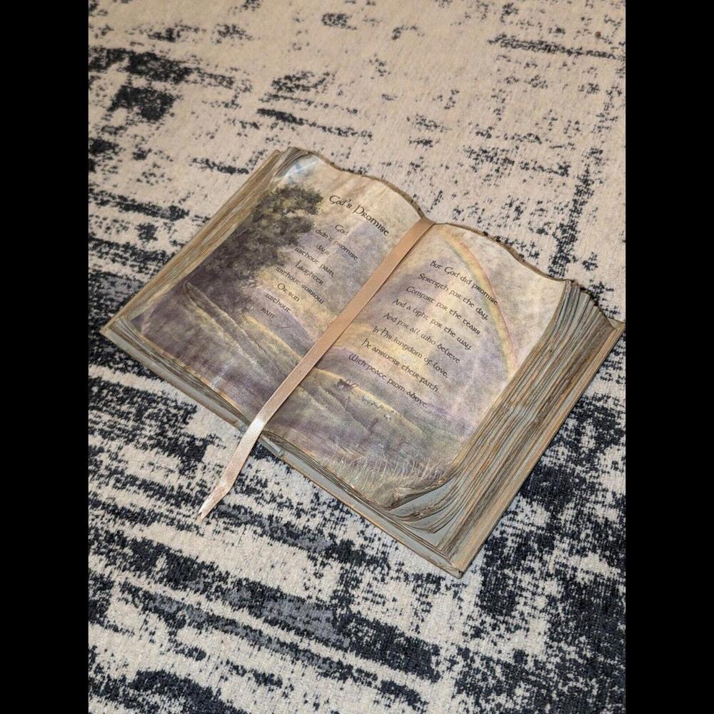 Handmade Decoupage God's Promise Bible Book! - Picture 2 of 5